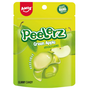 Amos Peelerz Gummy Green Apple Candy 12X65G dimarkcash&carry