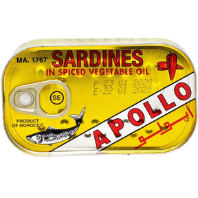 Apollo Sardines In Spicy Oil 50X125G dimarkcash&carry