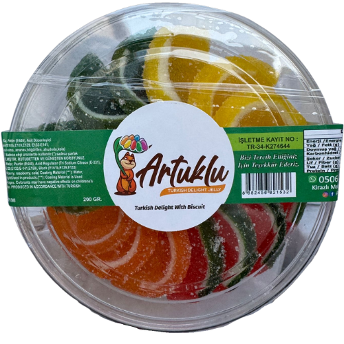 Artuklu Jelly Fruit Slices 32x200g dimarkcash&carry