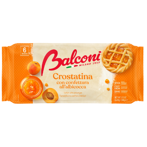 Balconi 6Pk Apricot Crostatina 16X240G dimarkcash&carry
