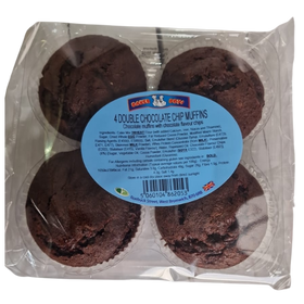 Baker Boys 4 Double Chocolate Muffin Cakes dimarkcash&carry