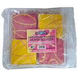 Baker Boys 2 Strawberry & 2 Lemon Muffin Square Cakes dimarkcash&carry