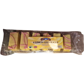 Baker Boys 6 Lemon Iced Slice Cakes dimarkcash&carry