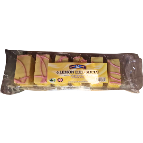 Baker Boys 6 Lemon Iced Slice Cakes dimarkcash&carry