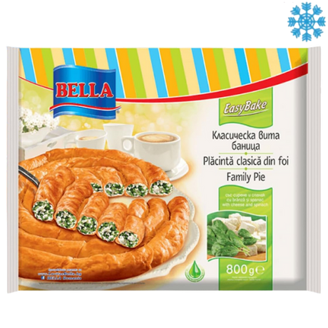 Bella Classic Pie W. Cheese&Spinach 12X800G - Collection Only Frozen Product dimarkcash&carry