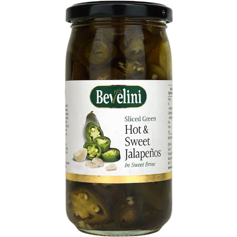 Bevelini Hot & Sweet Jalapenos 6x400g