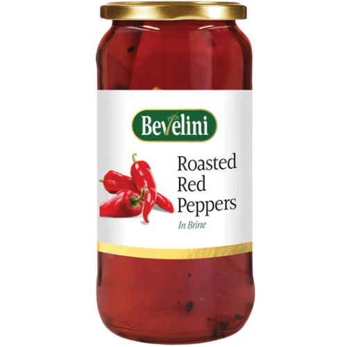 Bevelini Red Roasted Peppers 6X465G