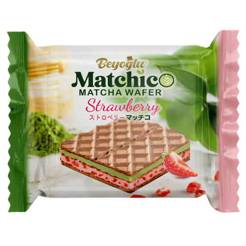 Beyoglu Matcha Wafer Strawberry 24x32g dimarkcash&carry