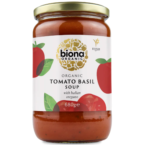 Biona Tomato Basil Soup 6X680G