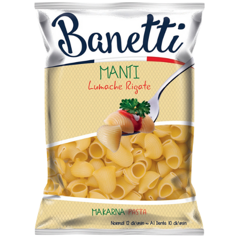 Banetti Lumache Rigate (Mantı) 20X400G dimarkcash&carry