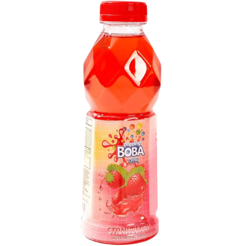 Boba Popping Drink *Strawberry* 12x500ml dimarkcash&carry