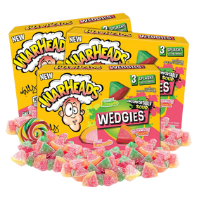 Warheads Theatre Wedgies Chewy Candy 12X99G (3.5Oz) dimarkcash&carry