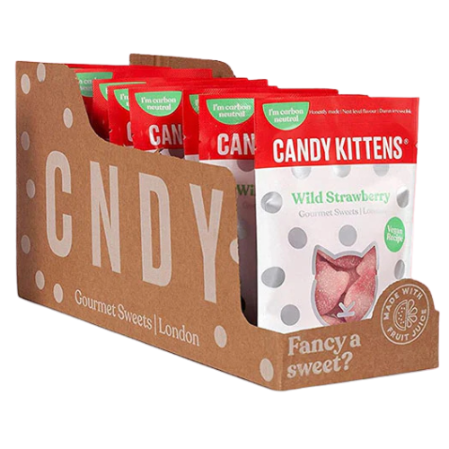 Candy Kittens Wild Strawberry 10X140G dimarkcash&carry