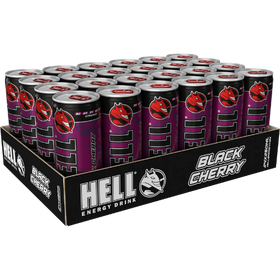 Hell Energy Drink Black Cherry 24X250Ml dimarkcash&carry