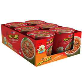 Ko Lee Korean 2x Spicy Noodle Cup 6x65g dimarkcash&carry