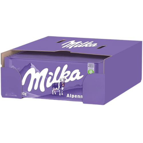 Milka Alpine Chocolate Bar 25X90G dimarkcash&carry