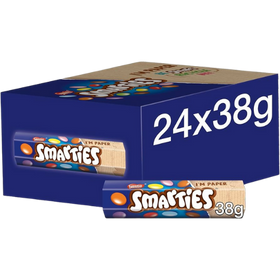 Smarties Hexatube Chocolate Tube 24X38G dimarkcash&carry