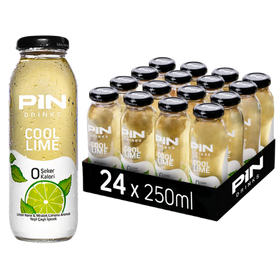 Pin Drinks Cool Lime Glass 24X250Ml dimarkcash&carry