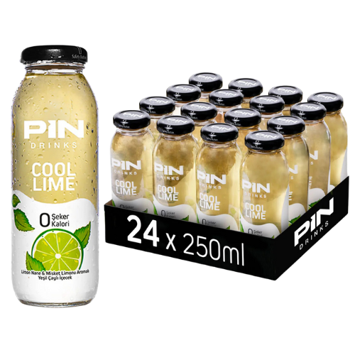 Pin Drinks Cool Lime Glass 24X250Ml dimarkcash&carry