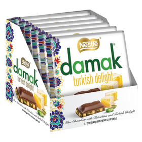 Damak Turkish Delight Chocolate Bar 6X60G dimarkcash&carry