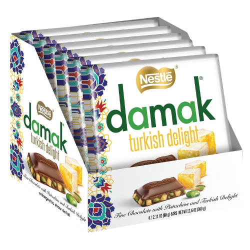 Damak Turkish Delight Chocolate Bar 6X60G dimarkcash&carry