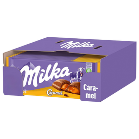 Milka Caramel Chocolate Bar 23X100G dimarkcash&carry