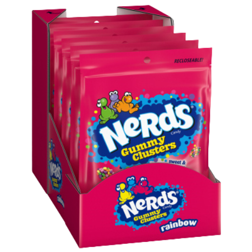 Nerds Rainbow Gummy Clusters *BAG* 6x226g dimarkcash&carry