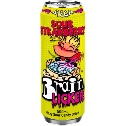 Brain Licker Sour Strawberry Drink 12x500ml