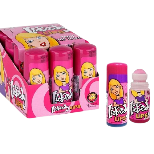 Lickedy Lips Painter Candy Roller 12x60ml dimarkcash&carry