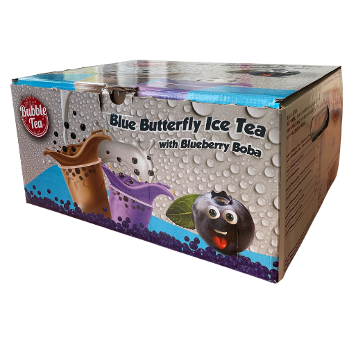 Bubble Tea Butterfly Ice Tea With Blueberry 12X350Ml dimarkcash&carry