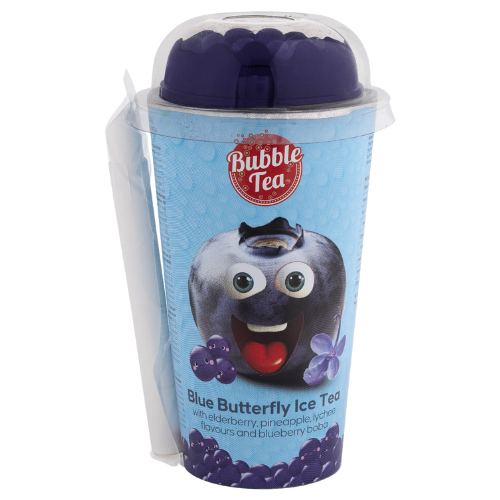 Bubble Tea Butterfly Ice Tea With Blueberry 12X350Ml dimarkcash&carry