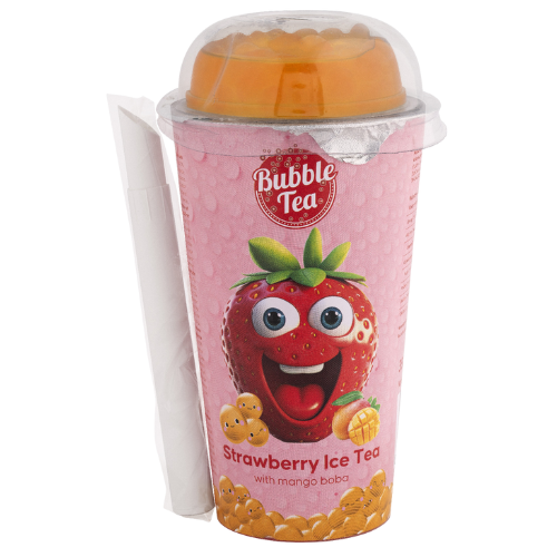 Bubble Tea Strawberry With Mango Boba 12X350Ml dimarkcash&carry