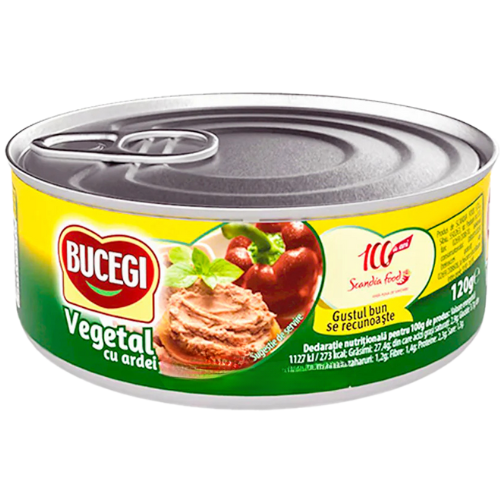 Bucegi Vegetable Pate With Peppers 6X120G dimarkcash&carry