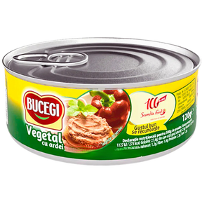 Bucegi Vegetable Pate With Peppers 6X120G dimarkcash&carry