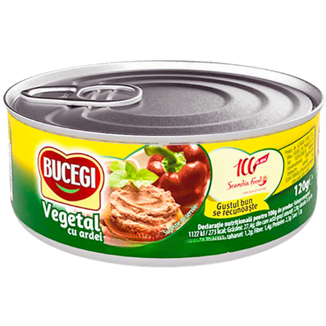 Bucegi Vegetable Pate With Peppers 6X120G dimarkcash&carry