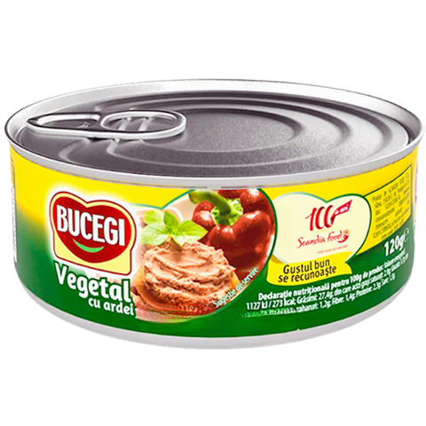 Bucegi Vegetable Pate With Peppers 6X120G dimarkcash&carry