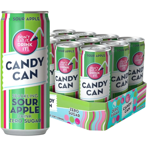 Candy Can Sour Apple 12x330ml dimarkcash&carry
