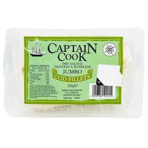 Captain Cook Cod Fillets 8X250G dimarkcash&carry