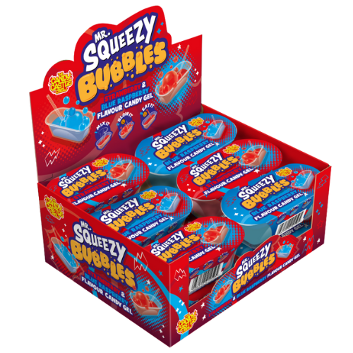 Candy Castle Mr Squeezy Bubbles 12X43G dimarkcash&carry