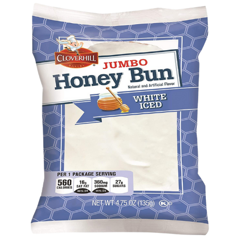 Cloverhill Bakery Honey Bun White Iced 6X113G dimarkcash&carry