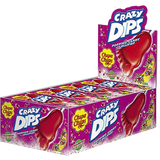Chupa Chups Crazy Dips Strawberry Erdbeer 24X14G dimarkcash&carry