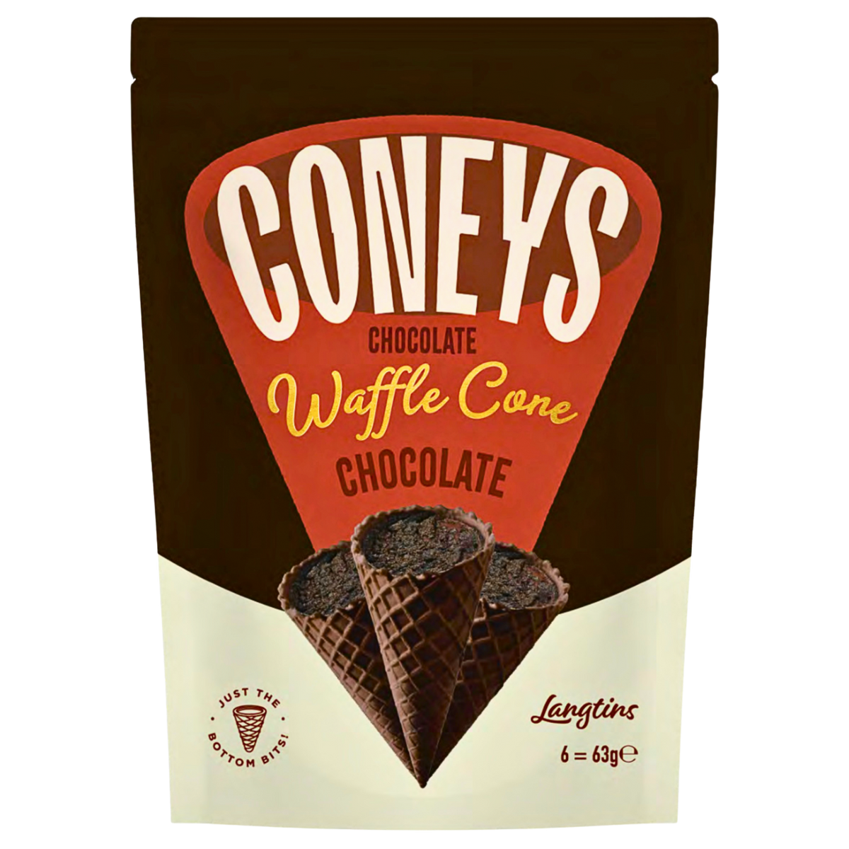 Coneys- White Cone Chocolate 12X63G dimarkcash&carry