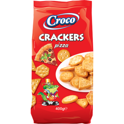 Croco Crackers Pizza 12X400G dimarkcash&carry