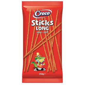 Croco Long Sticks Salted 15X250g