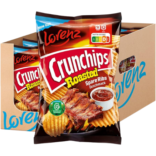 Crunchips Roasted Spare Ribs - 10X140G dimarkcash&carry