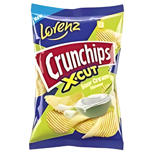 Crunchips X-cut Sour Cream 10x130g dimarkcash&carry