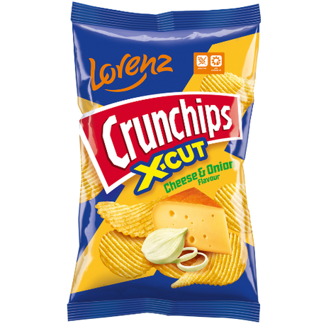 Lorenz Crunchips Cheese Onion - 12X130G dimarkcash&carry