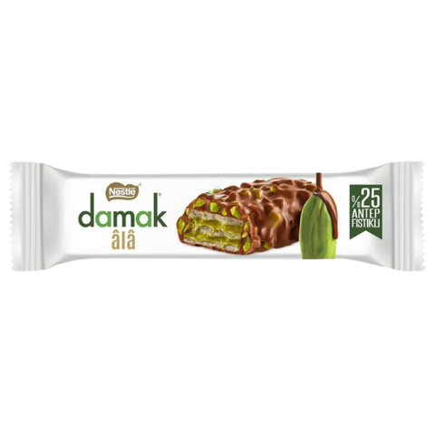 Damak Pistachios Chocolate Wafer 12X30G dimarkcash&carry