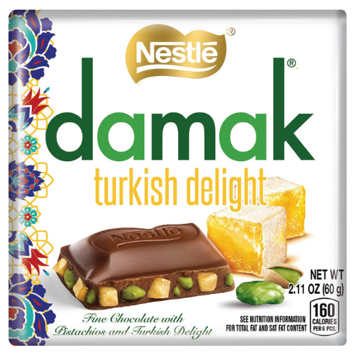 Damak Turkish Delight Chocolate Bar 6X60G dimarkcash&carry