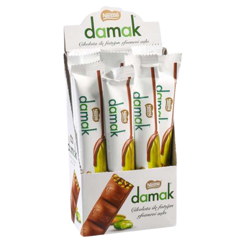 Damak Stick Choc Pistachio 12x18g dimarkcash&carry